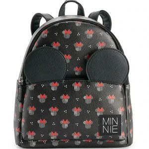 NWT Dani - Danielle Nicole x Disney Black Minnie Mouse Mini Backpack,Polka Dot